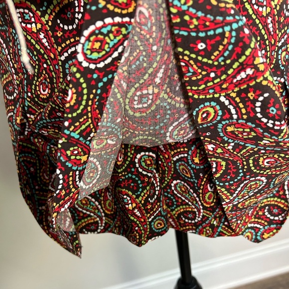 Harold floral pleated mini paisley skort sz 8 - Picture 2 of 7